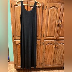 Express sleeveless long dress.